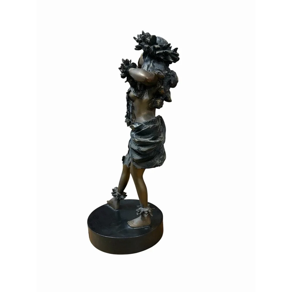 Kim Taylor Reece Pohakea Hula Girl Statue Figurine Vintage Hawaii